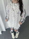 Star Print Hooded Sun Jacket oliviroa オリヴィオラ