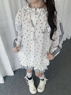 Star Print Hooded Sun Jacket oliviroa オリヴィオラ
