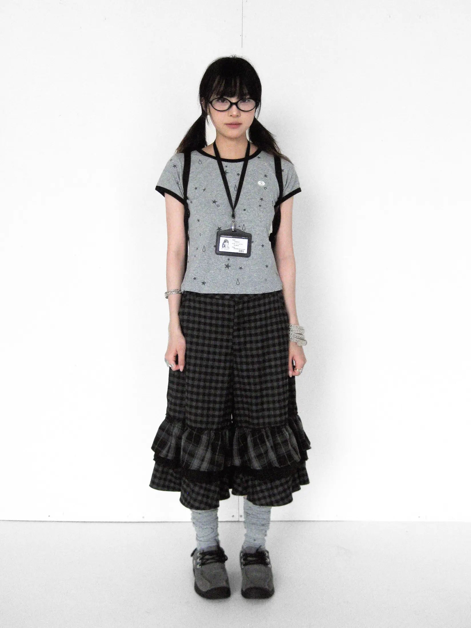 Star Drop Print Knit Tee OL2352