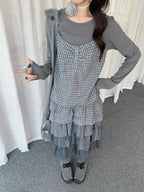 Ruffle Layered Top Set OL2442