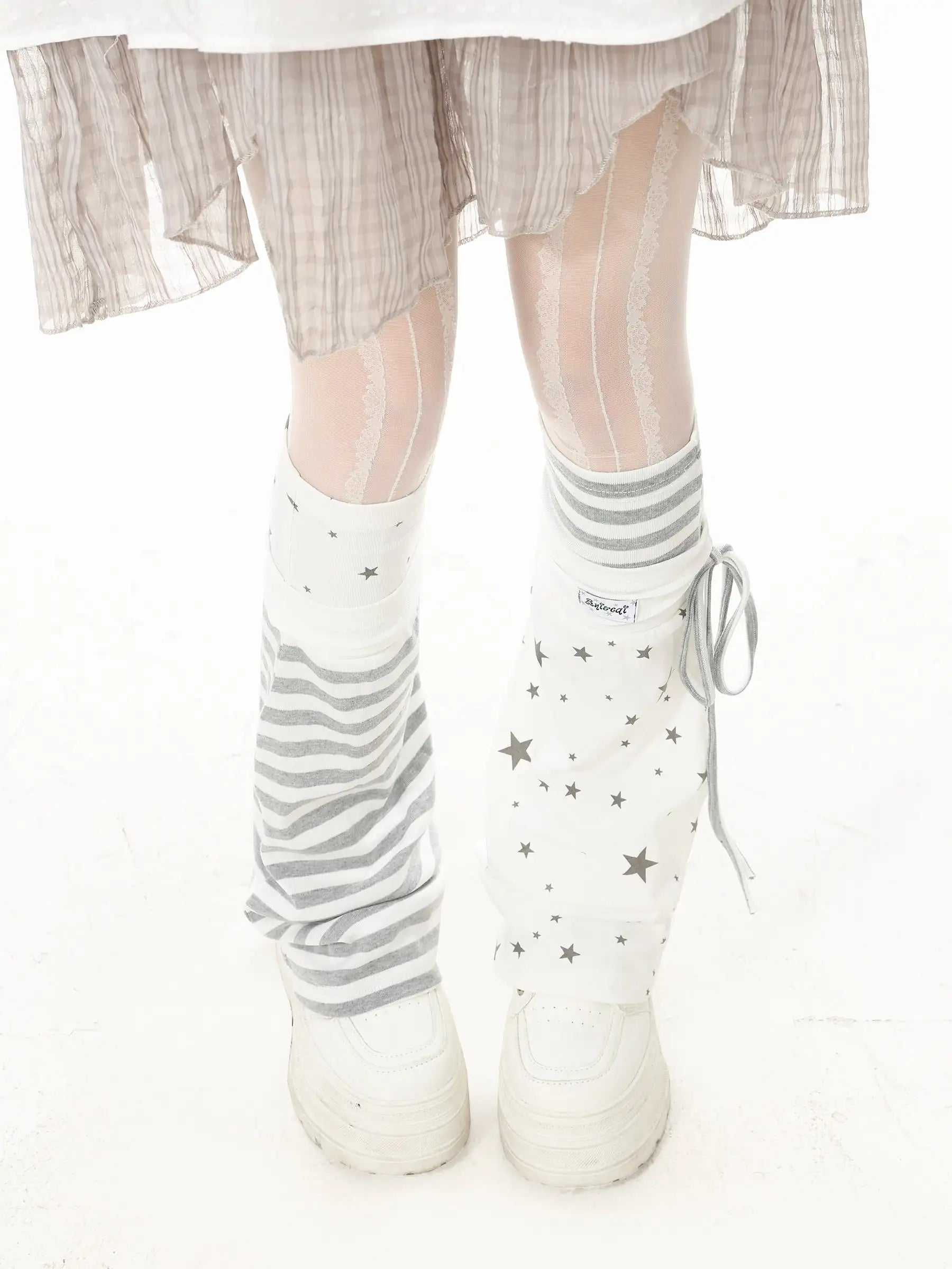 Star Stripe Leg Warmers OLA022