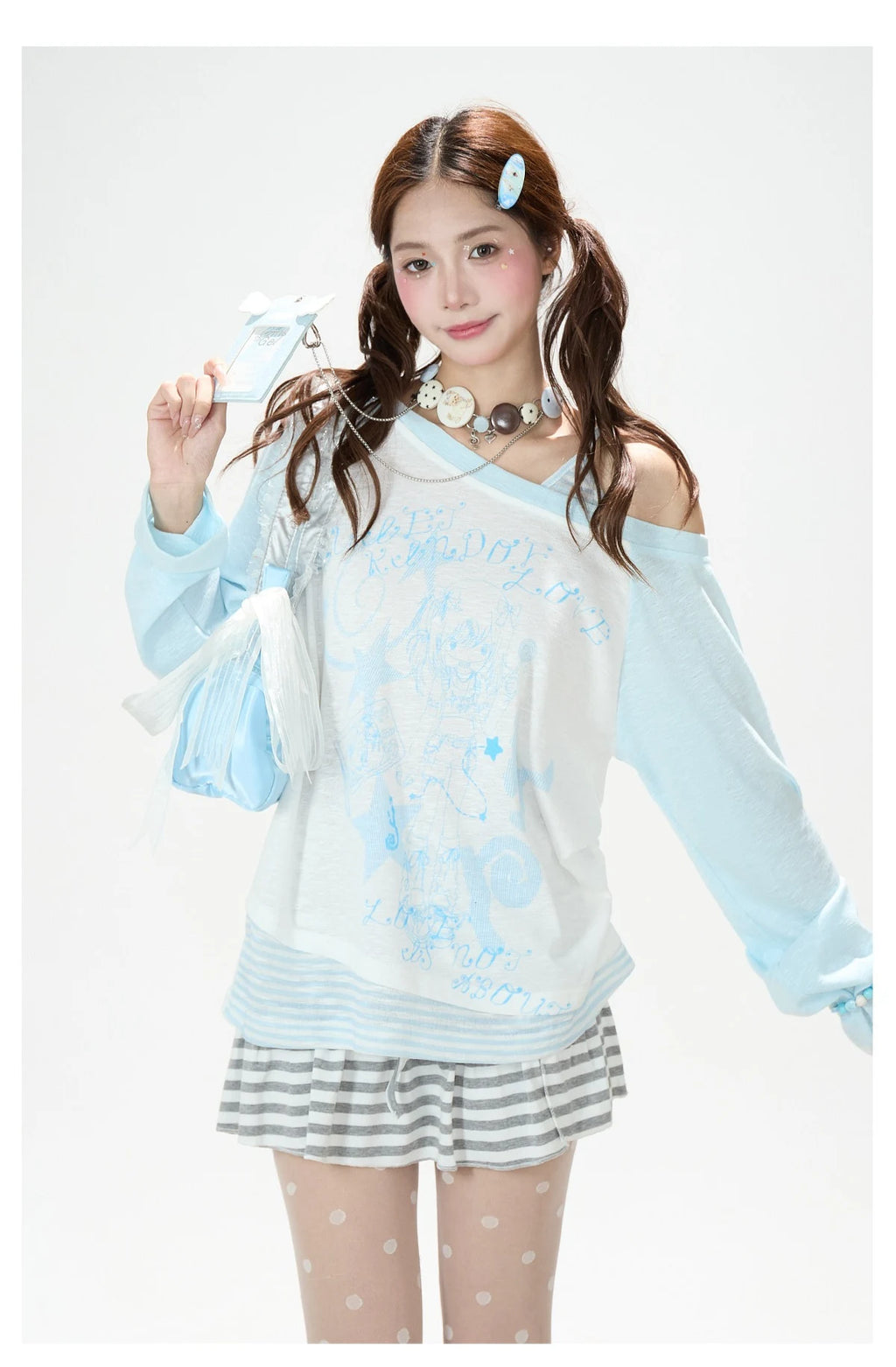 Soft Layer One Shoulder T-Shirt OL2365
