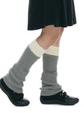 Color Block Button Leg Warmers OLA027