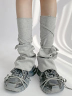 Lace Up Leg Warmers oliviroa オリヴィオラ
