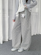Polka Dot Star Crescent Cargo Pants oliviroa オリヴィオラ