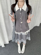 Polka Dot Doll Collar Blouse Y2K OL2324