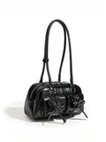 Bow Detail Bowling Shoulder Bag oliviroa オリヴィオラ