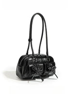 Bow Detail Bowling Shoulder Bag oliviroa オリヴィオラ