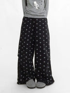 Star Fragment Wide Leg Sweatpants OL2351