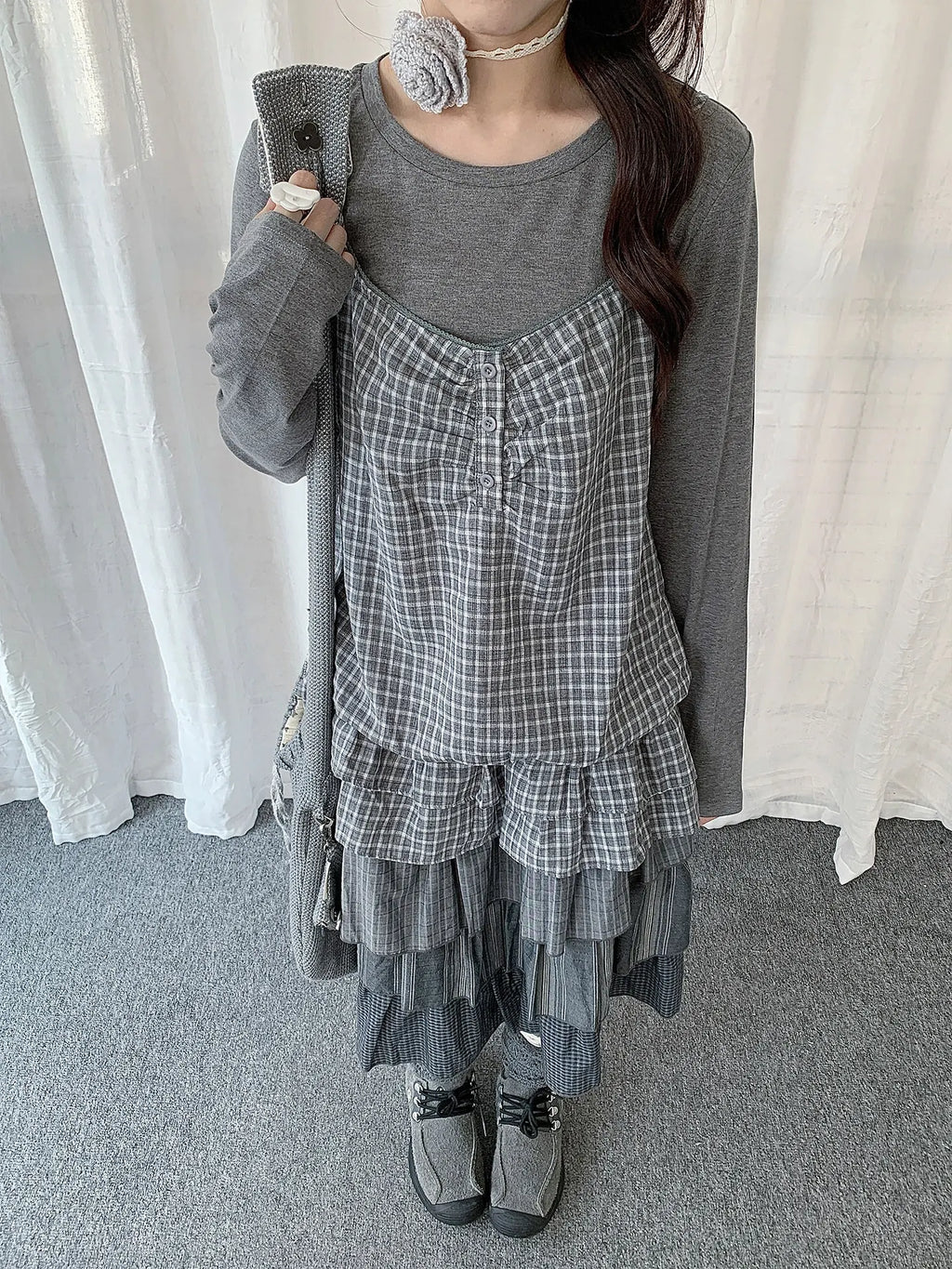 Ruffle Layered Top Set OL2442