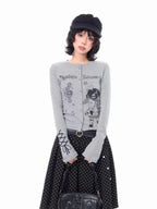 Slim Fit Cropped Top   oliviroa オリヴィオラ