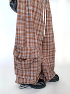 Drawstring Wide-Leg Cargo Pants OL2302