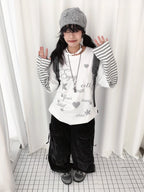 Heart Star Layered Tee OL2348