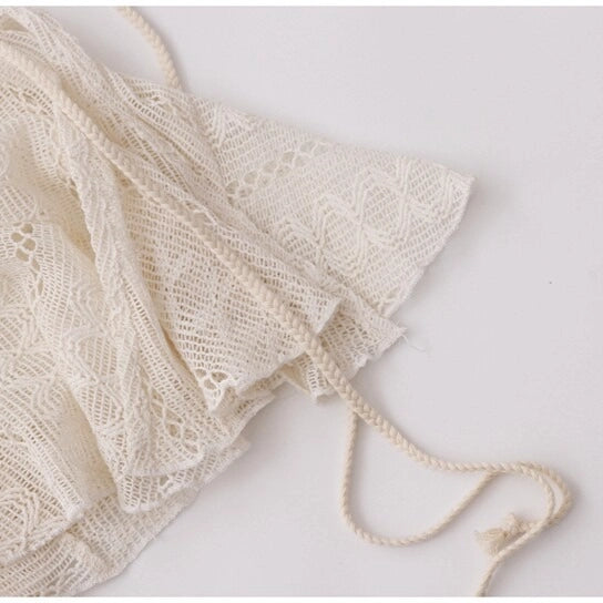 Asymmetric Lace Wrap Skirt OLA040