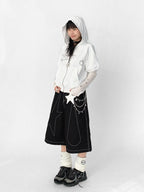 Vintage Logo Hooded Cardigan OL2372