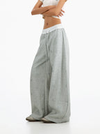 Star Print Wide Leg Sweatpants OL2369