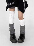Star Drop Knit Leg Warmers OLA025