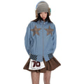 Minimal Stand Collar Double Zip Jacket OL2266