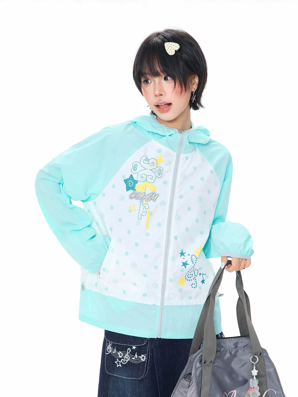 Melody Dot Hooded Jacket OL2371