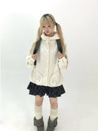 Cat Ear Wing Pocket Hooded Jacket OL2483