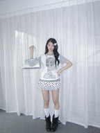 Polka Dot Angel Layered Tee OL2390