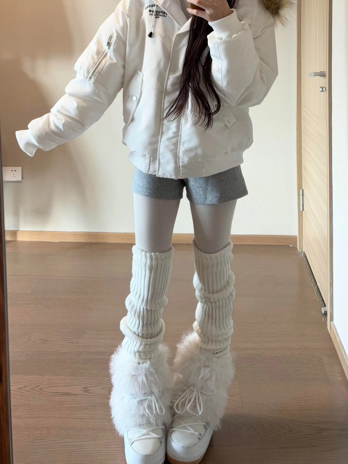 Faux Fur Platform Snow Boots OLA050
