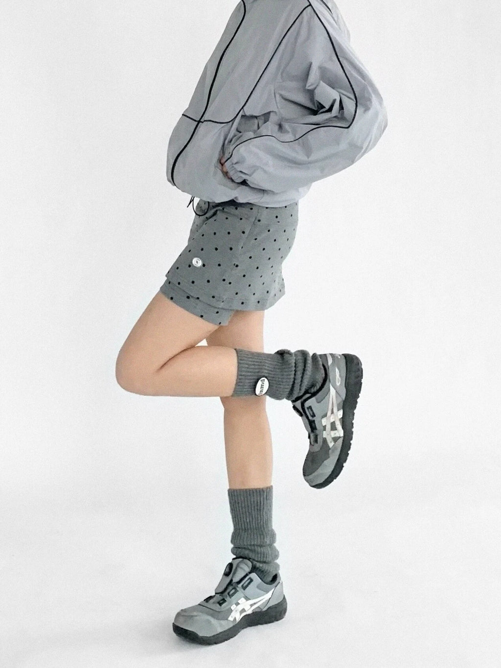 Logo Knit Leg Warmers oliviroa オリヴィオラ