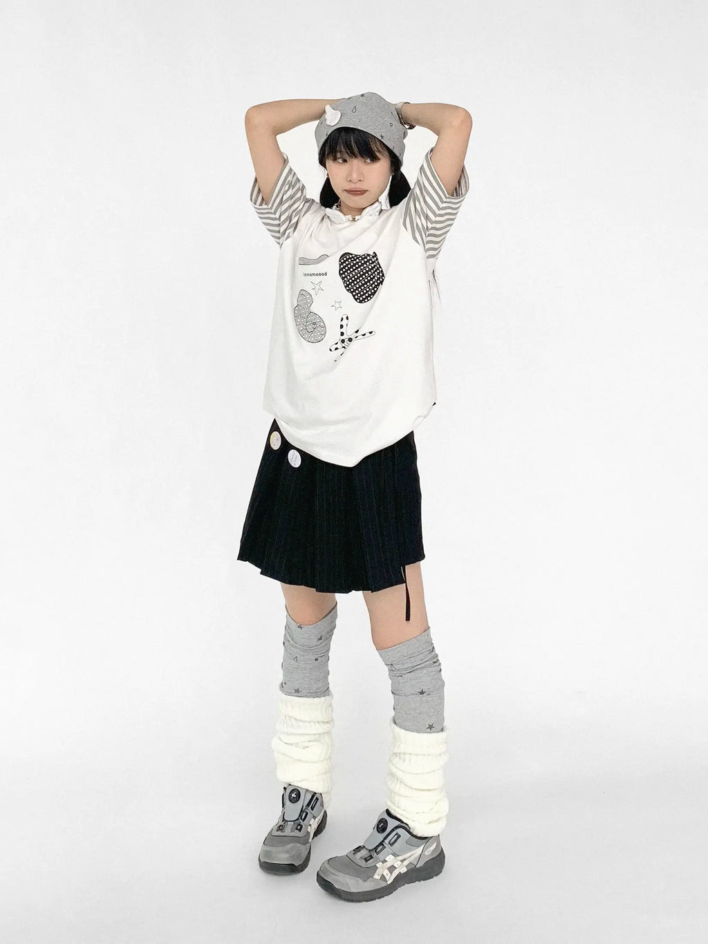 Star Drop Knit Leg Warmers OLA025