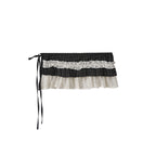 Plaid Lace Wrap Skirt OLA037