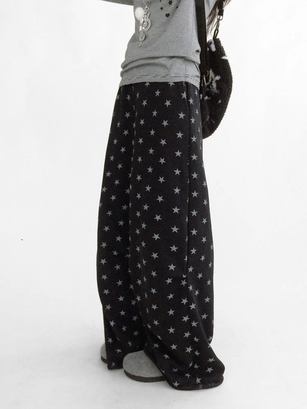 Star Fragment Wide Leg Sweatpants OL2351