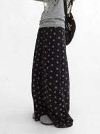 Star Fragment Wide Leg Sweatpants OL2351