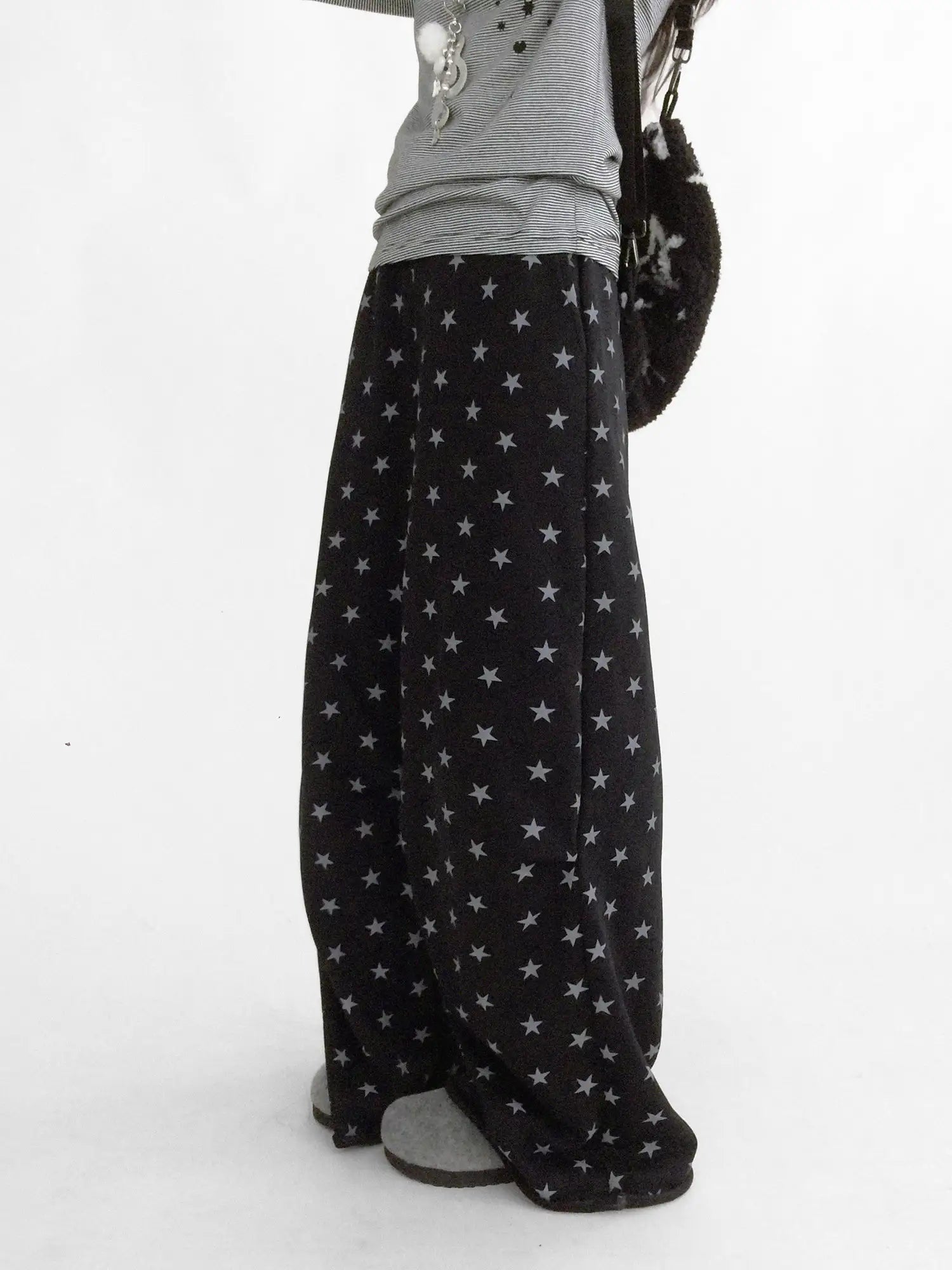 Star Fragment Wide Leg Sweatpants OL2351