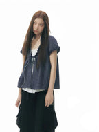 Contrast Plaid Shirt OL2341