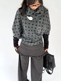 Star Wing Asymmetric Drape Top OL2480oliviroa オリヴィオラ