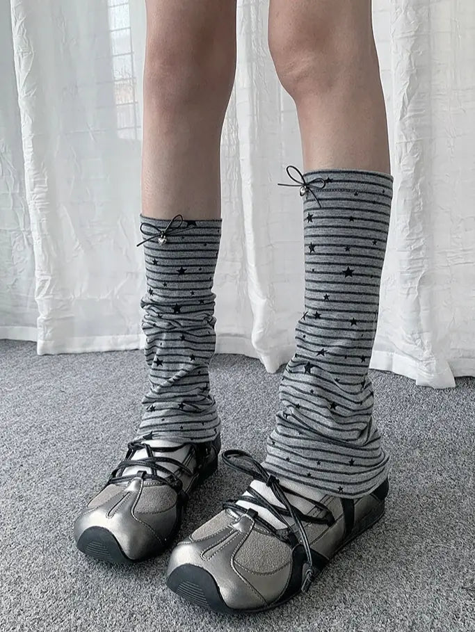 Star Stripe Leg Warmers OLA028