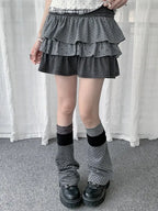 Striped Polka Dot Layered Socks OLA013