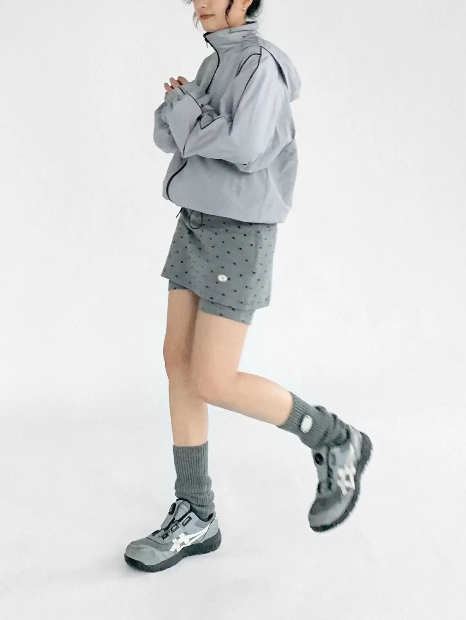 Polka Dot Layered Shorts OL2350