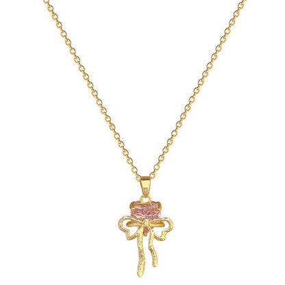 Heartfelt Bow Necklace