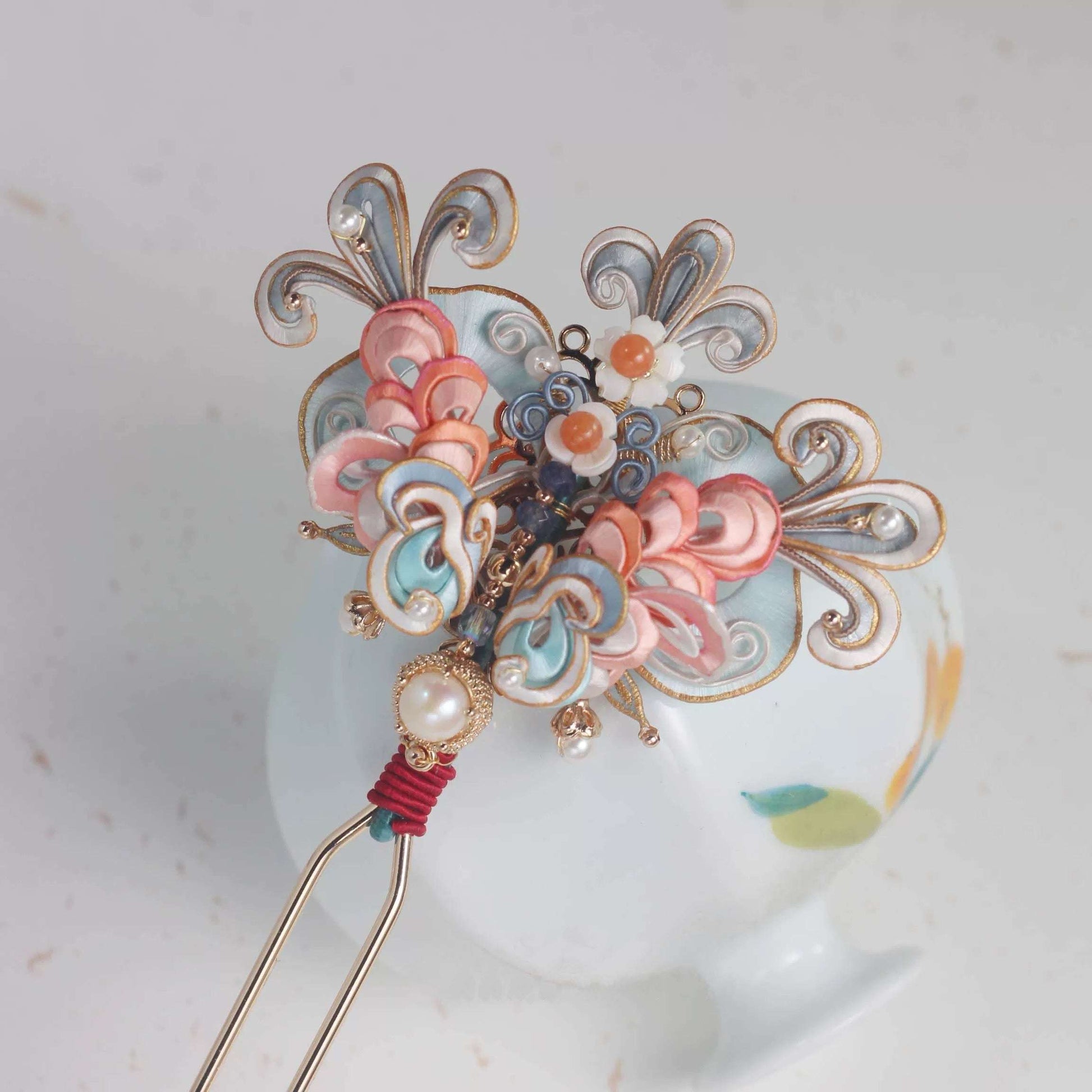 Pearl's Aquatic Ballet Chan Hua Hairpin