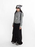 Star Fragment Wide Leg Sweatpants OL2351