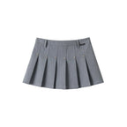 Star Stud Pleated Skirt OL2303