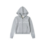 Star Print Embroidered Hoodie OL2297