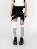 Star Drop Knit Leg Warmers OLA025