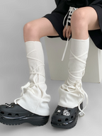 Lace Up Leg Warmers OLA014