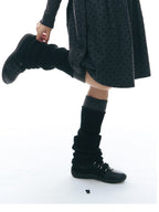 Color Block Button Leg Warmers OLA027