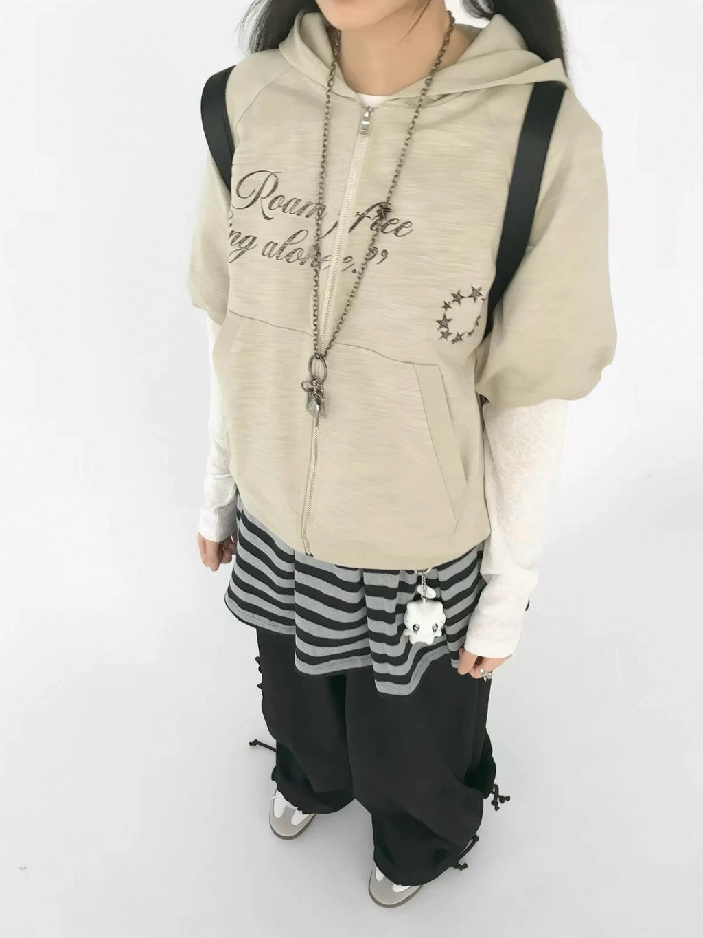 Vintage Logo Hooded Cardigan OL2372