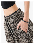 Leopard Print Wide Leg Pants OL2361