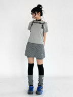 Polka Dot Layered Shorts OL2350