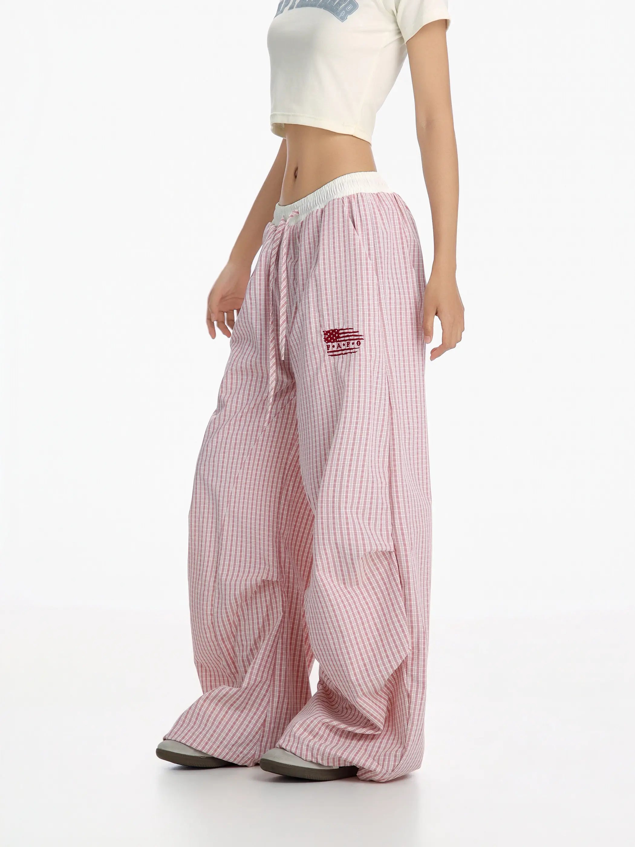 Vintage Stripe Wide Leg Pants OL2370