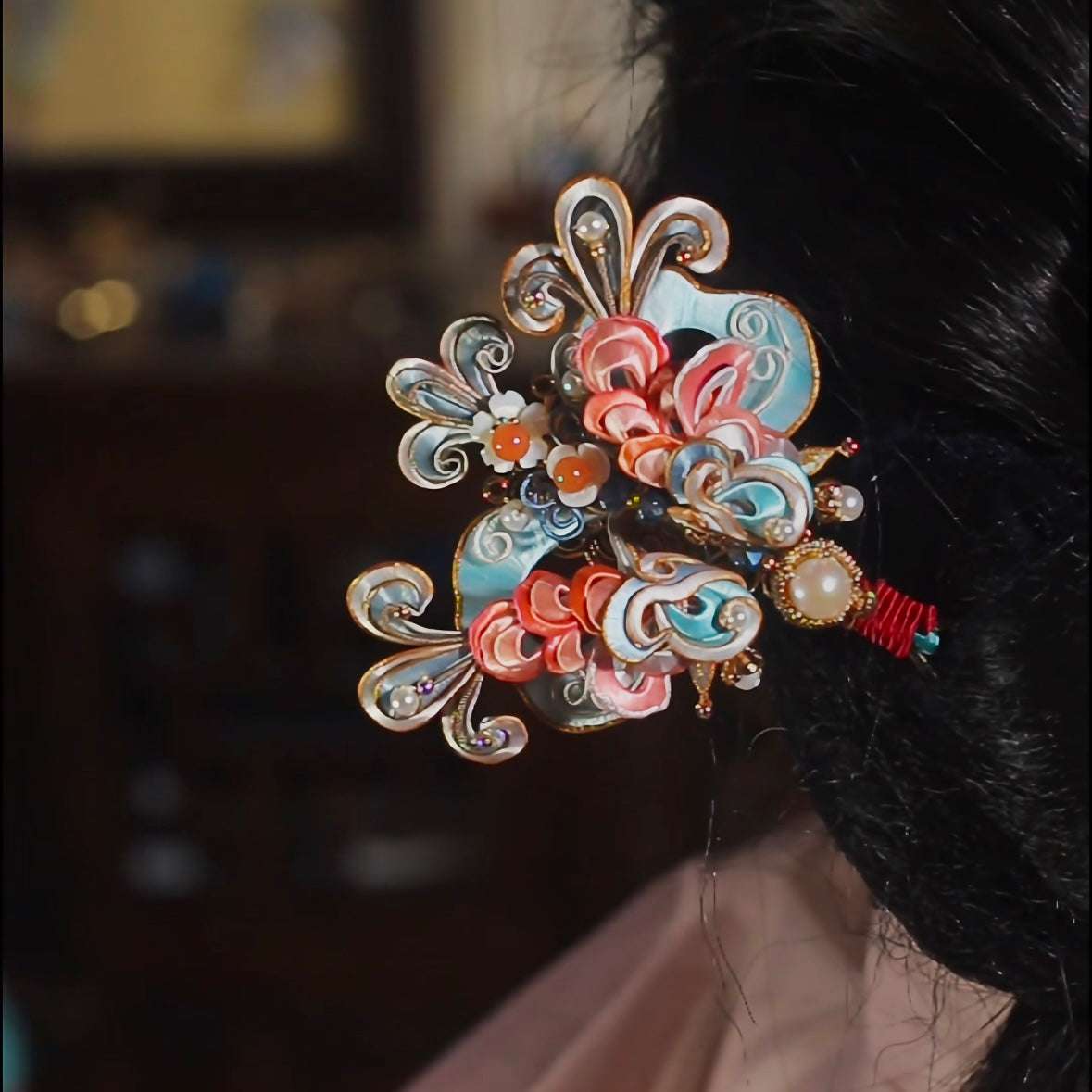 Pearl's Aquatic Ballet Chan Hua Hairpin